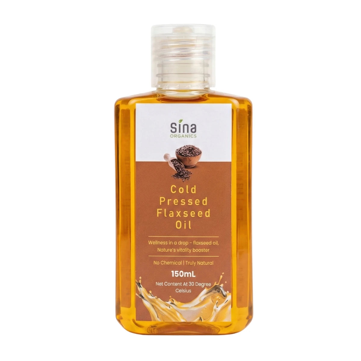 Cold - Pressed Flaxseed Oil - Sina Organics