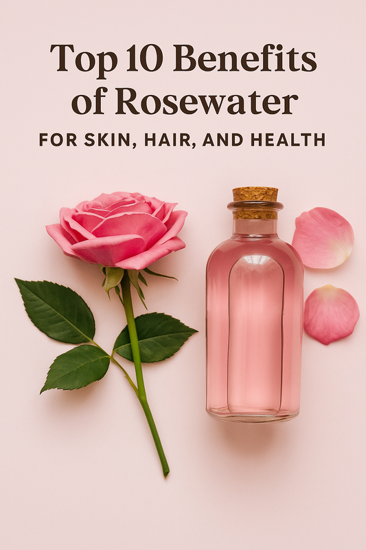 Top 10 Benefits of Rosewater for Skin, Hair, and Health