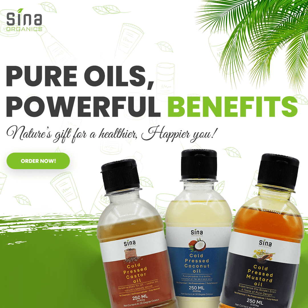 Fresh & Raw Cold Pressed Oils