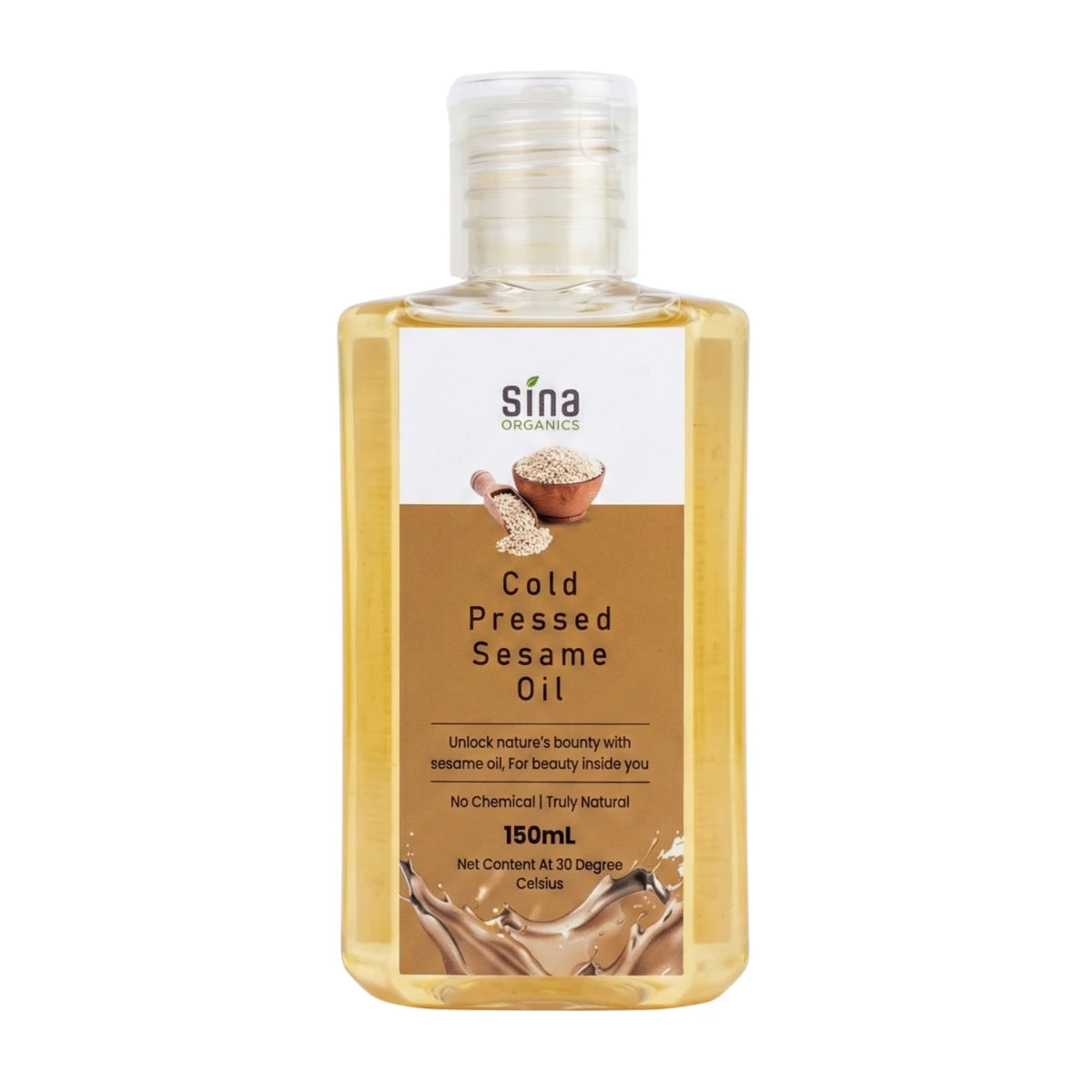 Cold - Pressed Sesame Oil - Sina Organics